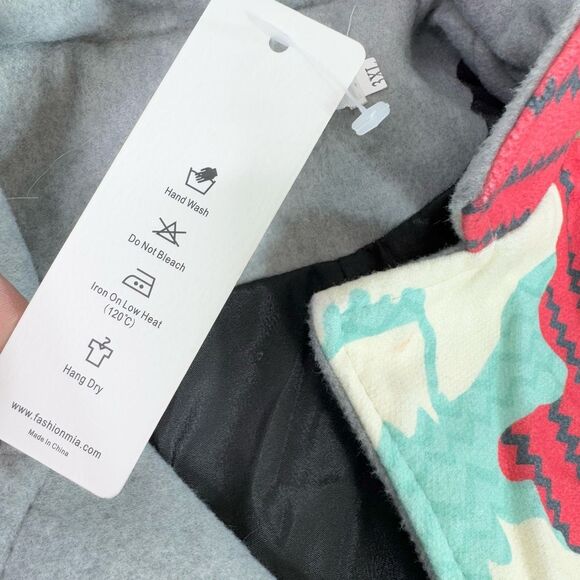 Order Plus Coat Women 3XL Jacket Long Multicolor Southwest Art to Wear Artsy new - Picture 3 of 8